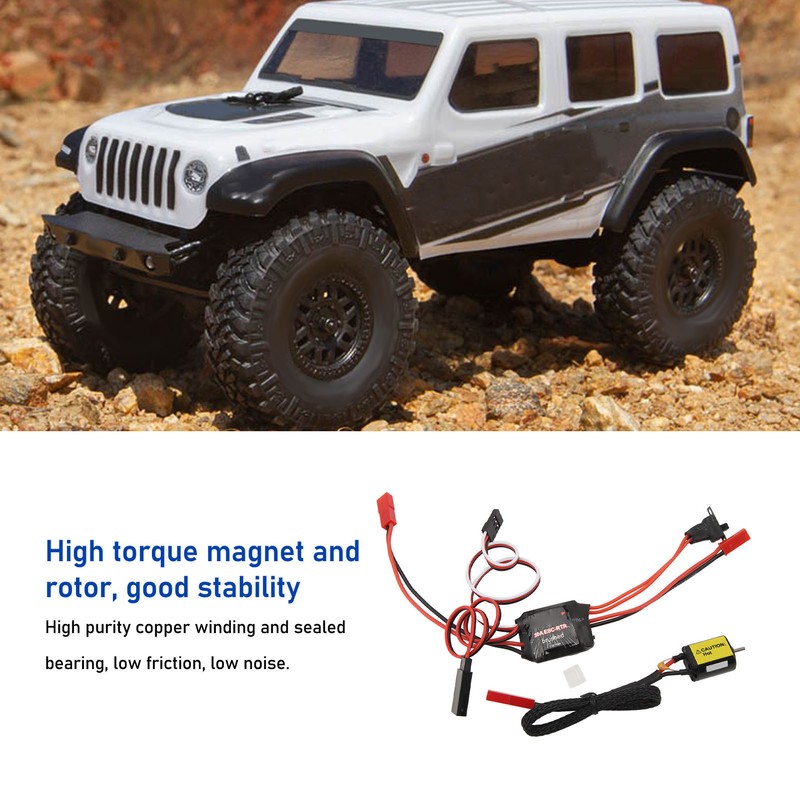 Rc Brushed Motor Esc Combo Low Noise High Torque 030