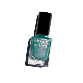 Cirque Colors Desert Bloom Collection - Shimmer Holographic Sparkle Nail Polish - Taos - Teal - 0.37 fl. oz. (11 ml) - Vegan, Cruelty-Free, Non-Toxic Formula