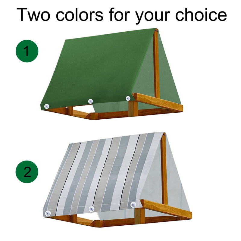Swing Canopy Replacement Cover Playset Tarp Replacement Waterproof Outdoor Swing