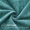 MIULEE Pack of 2 Teal Throw Pillow Covers 20x20 Inch