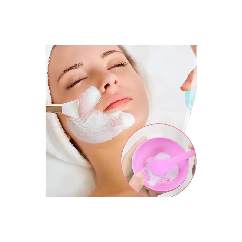 Cio Bowl Tazón Para Mascarilla Faciales Con Brocha Aplicador