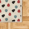 Ambesonne Mid Century Decorative Area Rug, Retro Revival Space Design