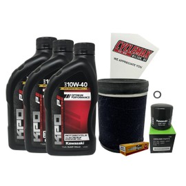 Cyclemax Standard Tune Up Kit with Spark Plugs compatible with 2006-2013 Kawasaki PRAIRIE 360