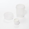 MUJI 84683848 Lunch Capsule with Topping Cup, Clear, 11.8 fl