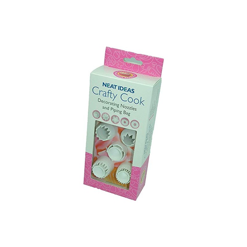 Neat Ideas Crafty Cook Decorating Nozzles and Piping Bag