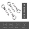 INCREWAY Expansion Bolt, 4 Pcs 304 Stainless Steel Ring Anchor