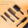 SALONSILK Hair Brush and Comb Set for Women and Men,