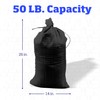 DURASACK Heavy Duty Sand Bags with Tie Strings Empty Woven