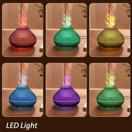 Air Humidifier for Bedroom, Cool Mist Vaporizer, Quiet Fire Diffuser Fill Essent