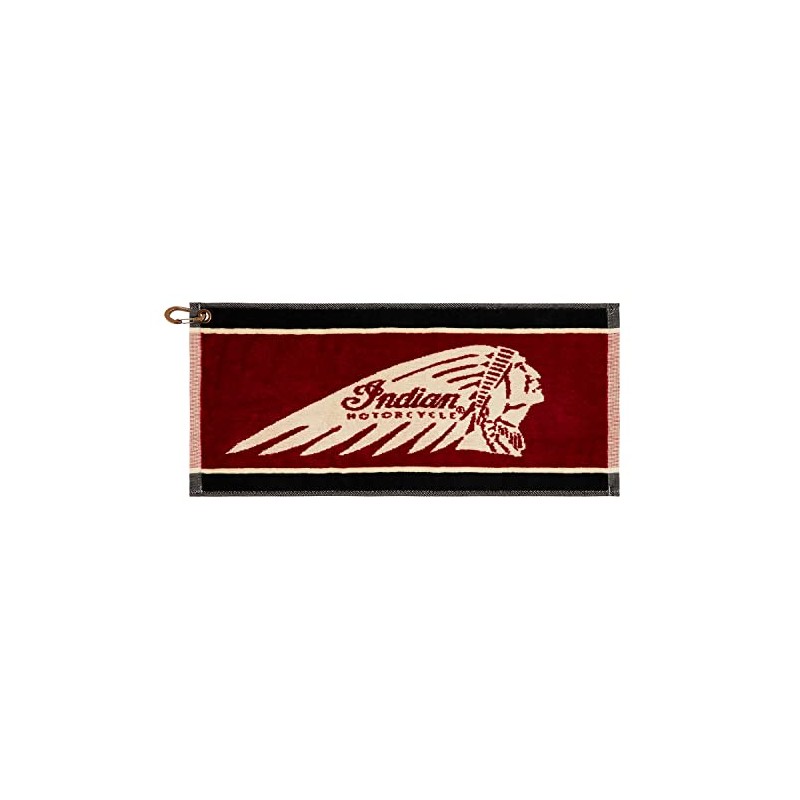 Indian Motorcycle IMC Bar Towel, Red/Black