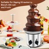 Chocolate Fountain Machine Electric Chocolate Fondue Fountain Machine 4 Tier