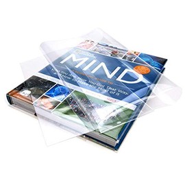 ClearBags 10.25x19 Clear Book Covers | for 10 Tall,19 Wide | Protect Against Wear and Tear Water, Dust | Archival Safe | BC101Q (Pack of 25)