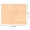 Bracelet Bead Board Jewelry Making Bracelet Measurement Board Bamboo Beading