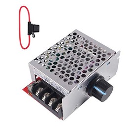 AITRIP 1 PCS 7-70V 30A PWM DC Motor Speed Controller Switch Control 12V 24V 36V 48V with 30 Amp Fuse