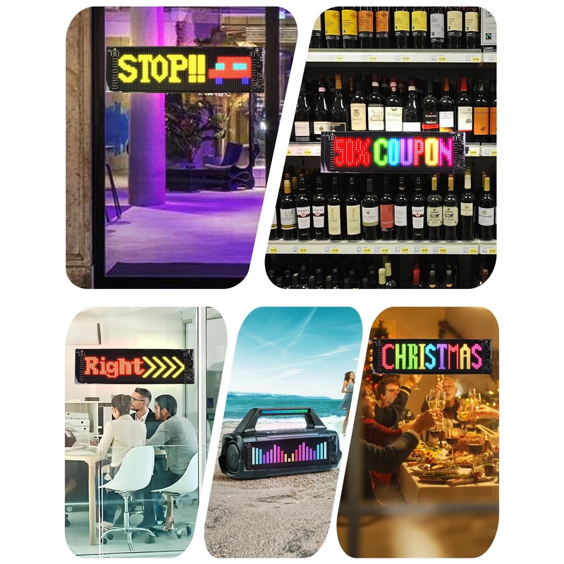 LED Lights for Car 2PCS - 23.6" 4.73" Devil's Eye