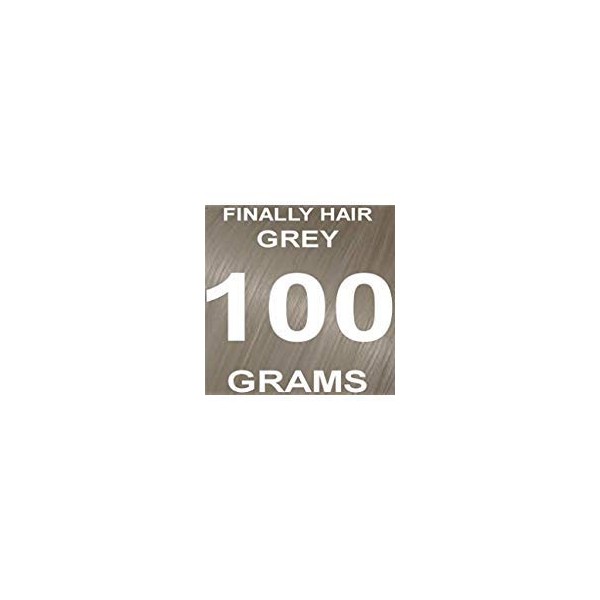 Finally Hair Hair Fiber Refill 100 Grams For Hair Loss Concealing by Finally Hair (Grey Gray)