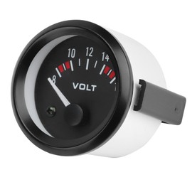 52mm Car Universal Voltmeter Gauge 8-16V Voltage Meter Voltage Gauge, Car Universal Voltmeter Voltmeter