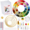 Pllieay Embroidery Set, Cross Stitch Starter Kit with Instructions, 5