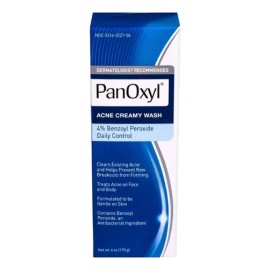 Panoxyl Acné Creamy Facial Wash 4% Peróxido De Benzoilo Usa