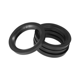 Hihaha 4pcs Plastic 73.1mm to 54.1mm Car Centric Rings Wheel Bore Spacer Durable Material