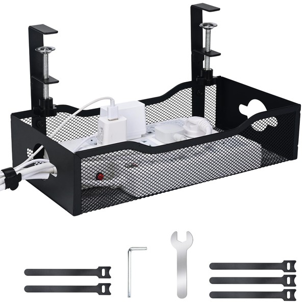 G.Sumiker Large Under Desk Cable Management - 13.4 * 7inch
