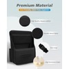 FLORICH Car Organizer Storage Between Seats, Leather Seat Organizer Purse