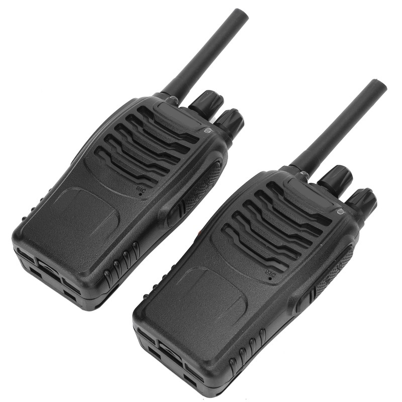 2pcs Walkie Talkie for Baofeng BF‑888H 400‑470MHz 16CH USB Charging