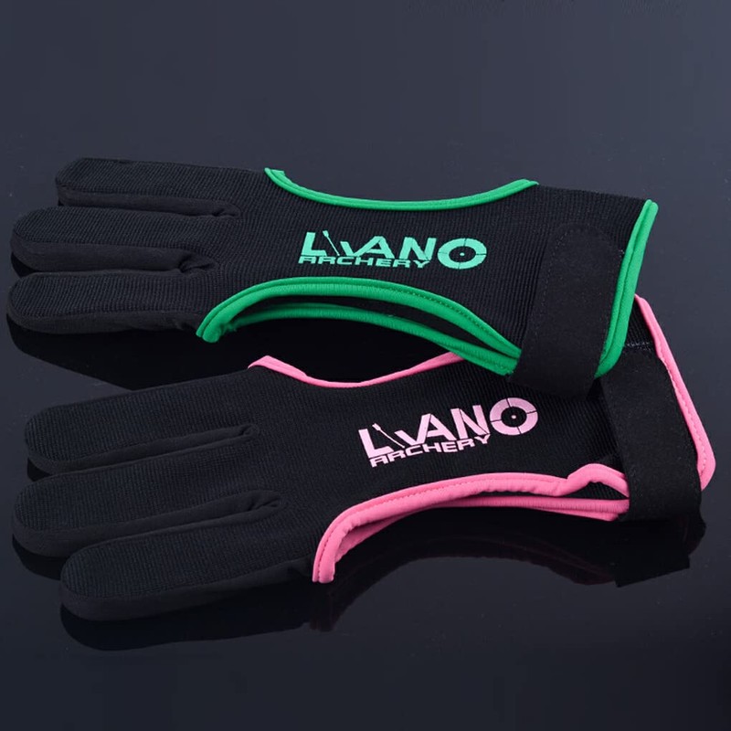 Archery Finger Guard Decorative Portable Three-Finger Glove Serviceable Outdoor Gloves