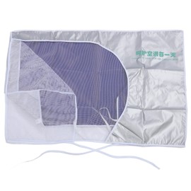 Waterproof Outdoor Window Air Conditioner Cover Dustproof Rainproof Sunscreen Outside Window Unit AC Air Conditioner Cover Power On Without Removal Big 1.5P 80x32x57