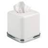 iDesign York Facial Tissue Box Cover, Vintage Holder for Bathroom