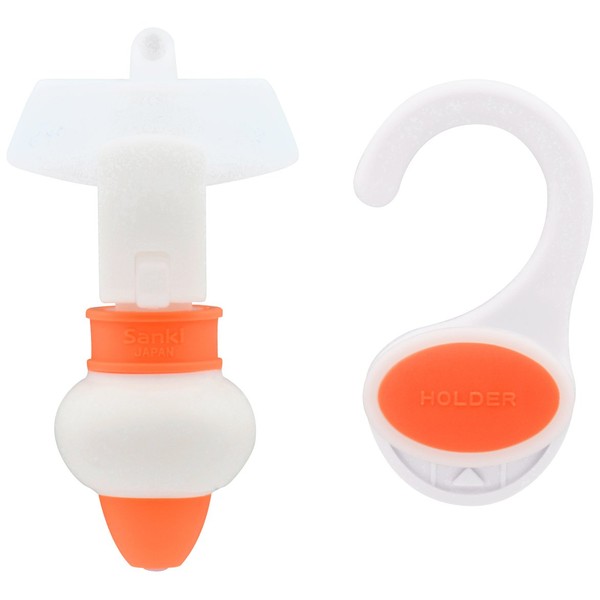 GAONA GA-FP012 Refill Pack Can Be Used As It Is , Mini Holder and Pump Set, Orange, Made in Japan