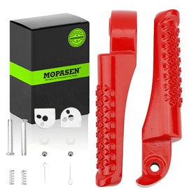 MOPASEN Foot Pegs Footrest Bracket for Coleman CT200U,Trail 200,CT200U-EX,Axis M200,BT200X,CT200U-EXR CC100X CT100U Trail 100 212cc 196cc 6.5hp (RED)