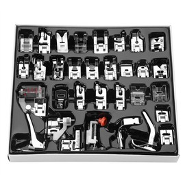 prensatelas singer,prensatelas singer Juego de 32 prensatelas para máquina de coser doméstica, juego de prensatelas para máquina de coser Singer doméstica, para