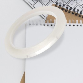 1 Roll Clear Floral Tape, 1/4" Florist Tape, Waterproof Flower Tape for Fresh Flowers, Artificial Flowers, Bouquets, Crafts (1, Clear, 6 MM)