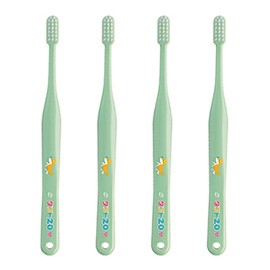 Oral Care Toothbrush for Kids' Teeth Reproduction [5 pieces] Tuft 20 PS (Premium Soft) Green