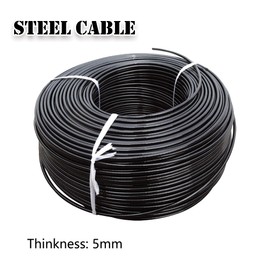 J Bryant Fitness Pulley Cable Gym Cable Replacement for Pulley Machine Heavy Duty Steel Wire Rope Available in 16.4, 32.8, 65.6Ft Length Exercise Equipment (98.40)