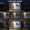 daphino Solar Lights Outdoor 2500LM Motion Sensor Outdoor Lights,3 Head