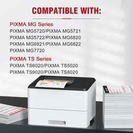 ALLWORK 270 271 Compatible Ink Cartridge Replacement for Canon PGI-270XL CLI-271XL to use with PIXMA MG6820 MG6821 TS6020 TS5020 MG7720 TS9020 (PGBK Black Cyan Magenta Yellow) 5 Packs