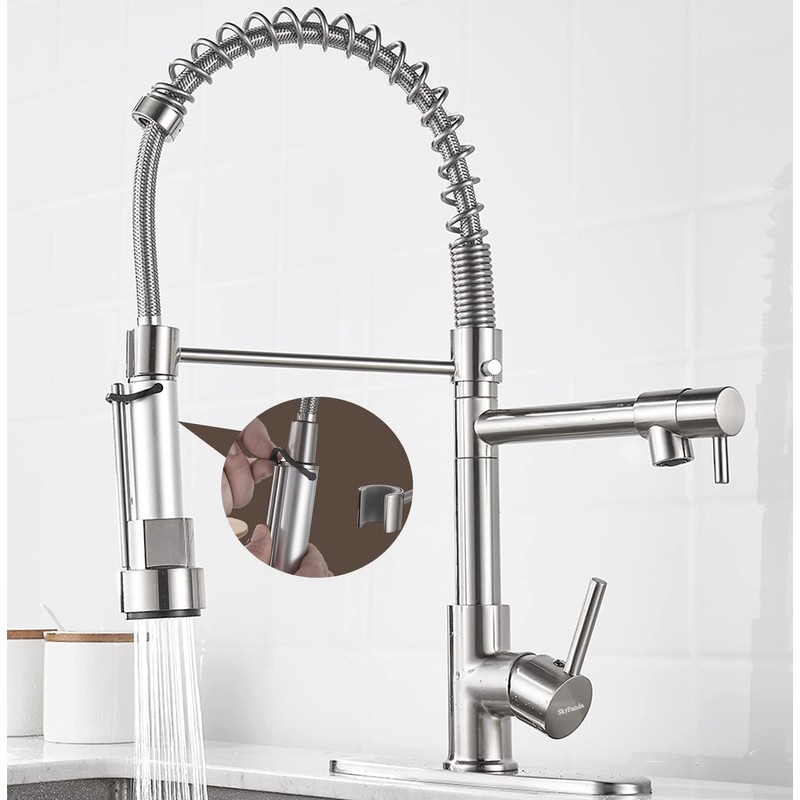 SkyPanda Kitchen Fittings Replacement Crockery Shower Head, G 1/2 Inch