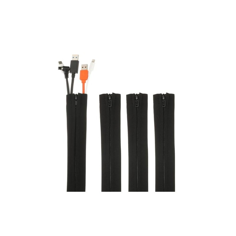 PATIKIL - Funda de gestión de cables, 4 unidades de