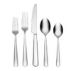Oneida Gable 42 Piece Everyday Flatware Set, Service for 8,
