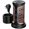 NVEESHOX Regleta Multicontacto, Torre Multicontacto con 12 Tomas de CA