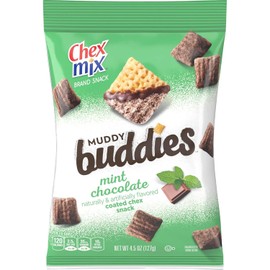 Chex Mix Muddy Buddies, Mint Chocolate, 4.5 Oz (Pack of 7)
