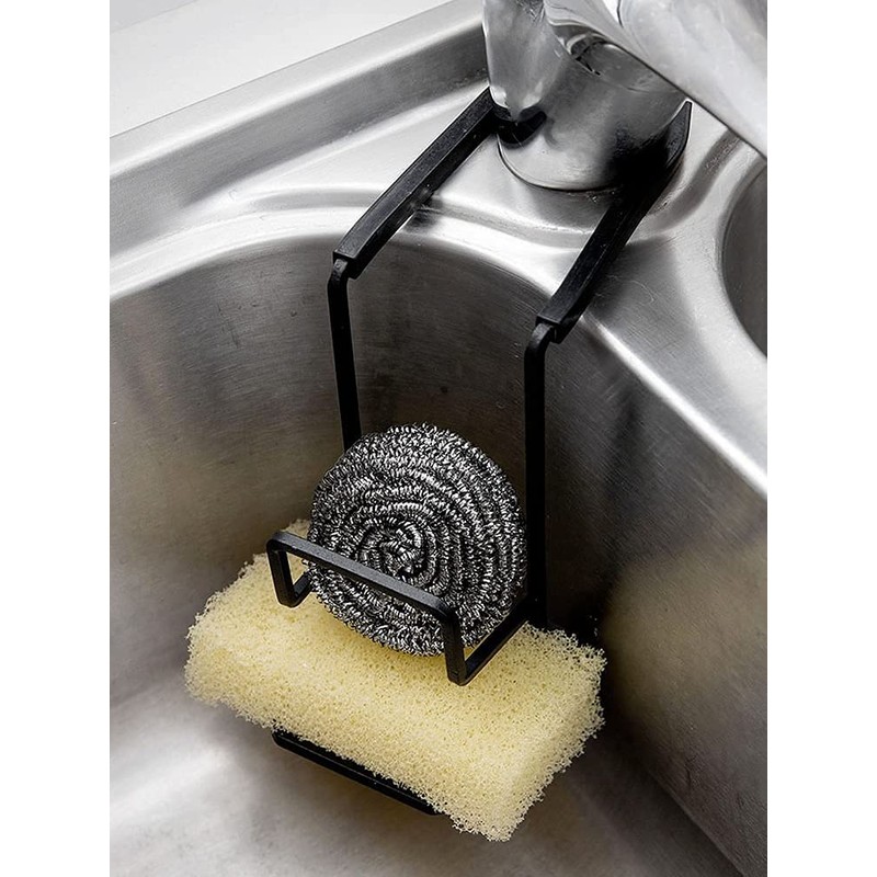 Achoulei Sink Caddy Sink Sponge Holder - Faucet Rack Shower