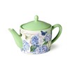 Garden Path 40 oz. Ceramic Teapot with Pink, Purple, and