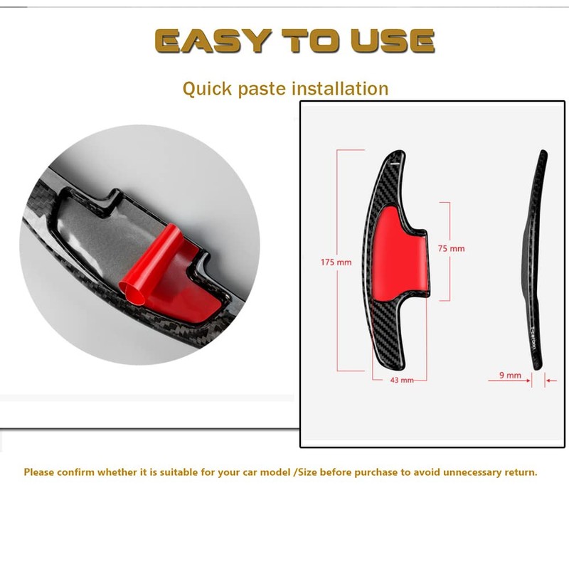 SANRILY Honda Dedicated Paddle Shift Cover Extension Fit Vezel Real