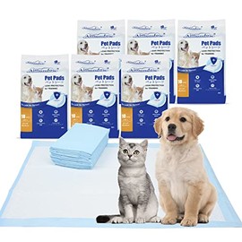 Aimondow Absorbent Puppy Pads, Quick Drying Training Pads for Dogs Cats, Leak Proof Dog Pee Pads, Disposable Dog Pads, Pet Underpads for Puppies, Regular (23''×16'' - 60 Count)