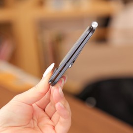 BONERUY Fully Foldable Phone Stand for Desk, Adjustable Cell Phone Holder with Silicone Pad Compatible with All Smartphones