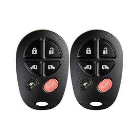 2X New Replacement Key Fob Remote Compatible with & Fit for 2004-2018 Toyota Sienna - MPN GQ43VT20T-05