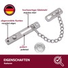 HOOZ Door Chain Stainless Steel Security Lock, Door Security Chain